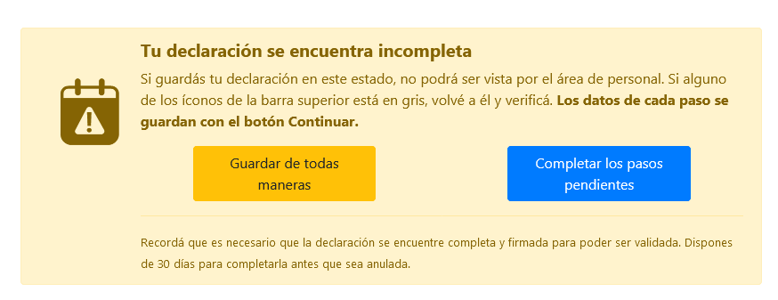 [Advertencia de declaración incompleta]